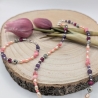 Armband - Perlenarmband - Dalmatiner Jaspis, Tigerauge & Amethyst