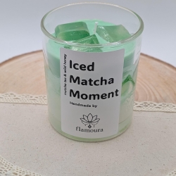 Duftkerze aus Sojawachs – Matcha Tea & Wild Honey – handgegossen