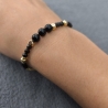 Obsidian Armband Seelenspiegel – Schwarzer Edelstein Schmuck Gold