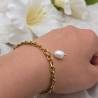 Armband Süßwasserperle Gold | Silber | Maritime Charms Armband