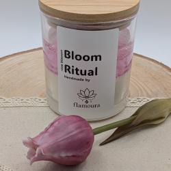 Sojawachs Duftkerze mit Rosenduft – Handgegossene Kerze, Geschenk