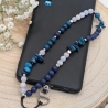 Handykette kurz blau – Phone Strap | Handy Kette Handgelenk