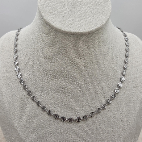 Zarte Plättchen Halskette Gold oder Silber | Layering Kette