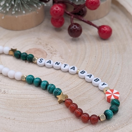 Handykette fürs Handgelenk – Phone Strap | Karneol & Malachit