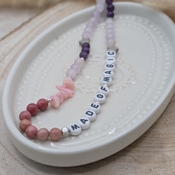 Handykette kurz fürs Handgelenk | aus Edelsteinen | Phone Strap