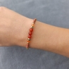 Karneol Armband ,,Sonne – Perlenarmband – Edelsteinarmband