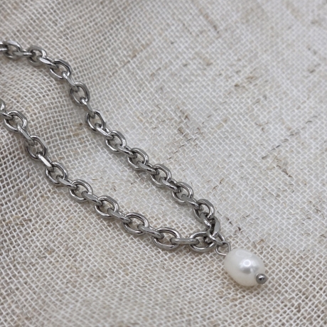 Armband Süßwasserperle Gold | Silber | Maritime Charms Armband