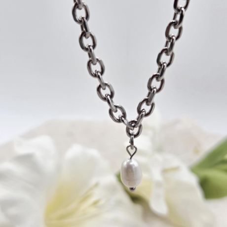 Armband Süßwasserperle Gold | Silber | Maritime Charms Armband