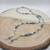 Brillenkette mit Süßwasserperlen & Edelsteinen - Glasses Chain