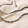 Brillenkette Obsidian Dalmatiner Jaspis | Sonnenbrillenkette