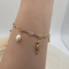 Armband Gold Silber | Seestern Muschel Seepferd Perle | Charms