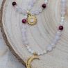 Armband Mondstein – Edelsteinarmband – Perlenarmband - Charm