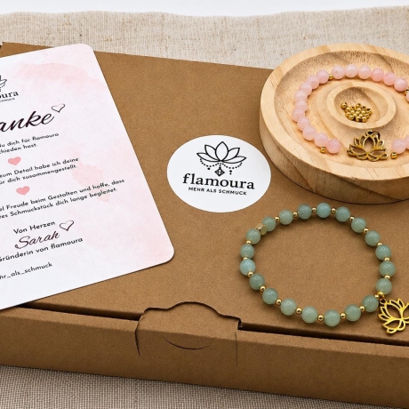 DIY Armband 2er Set | Edelstein Armband selber machen | Bastelset