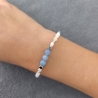 Aquamarin Armband Mond – Edelsteinarmband für Damen - Schmuck
