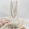 Zarte Plättchen Halskette Gold oder Silber | Layering Kette