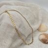 Zarte Plättchen Halskette Gold oder Silber | Layering Kette