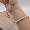 Handykette kurz fürs Handgelenk aus Rosenquarz – Phone Strap