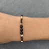 Obsidian Armband Seelenspiegel – Schwarzer Edelstein Schmuck Gold