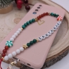 Handykette fürs Handgelenk – Phone Strap | Karneol & Malachit