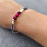 Rotes Tigerauge Armband – Edelsteinarmband – Perlenarmband Damen