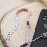Handykette kurz fürs Handgelenk | aus Edelsteinen | Phone Strap