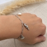 Armband Gold Silber | Seestern Muschel Seepferd Perle | Charms