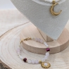 Armband Mondstein – Edelsteinarmband – Perlenarmband - Charm