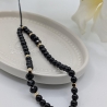 Handykette kurz schwarz – Phone Strap | Handy Kette Handgelenk