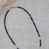 Halskette Lapislazuli - Edelstein Schmuck, Perlenhalskette Damen