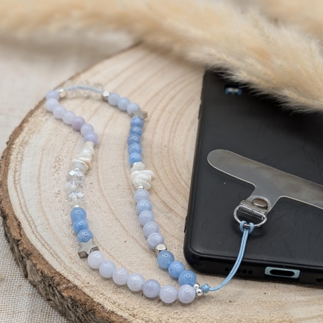 Handykette kurz fürs Handgelenk | aus Edelsteinen | Phone Strap