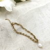 Armband Süßwasserperle Gold | Silber | Maritime Charms Armband