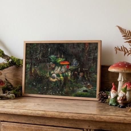 Fairy Tale Princess – Märchen Illustration A4