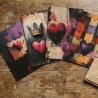 Dark Love Letters Mini Print Set - 4er Set Kunstdrucke 13x18 cm