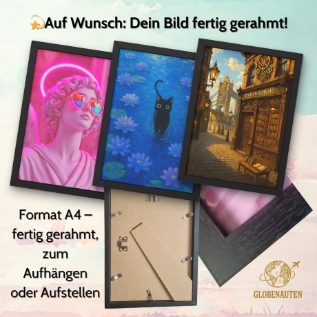 Steampunk London – Viktorianischer Buchladen A4