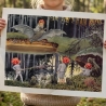 Waldkinder – Skandinavischer Kunstdruck A4