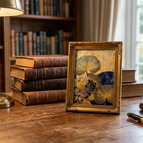 4er Mini Print Kunstkarten Blumen - Pusteblumen & Naturkarten, 