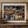 Waldkinder – Skandinavischer Kunstdruck A4