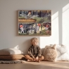 Waldkinder – Skandinavischer Kunstdruck A4