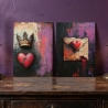 Dark Love Letters Mini Print Set - 4er Set Kunstdrucke 13x18 cm
