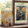 4er Mini Print Kunstkarten Blumen - Pusteblumen & Naturkarten, 