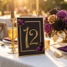 Tischnummern Hochzeit Set 1-20 |Dark Academia Hochzeitsdeko 