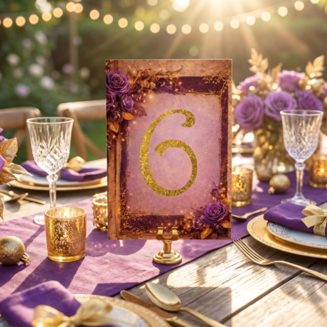 Tischnummern Hochzeit Vintage | Dark Academia | Sofort Download