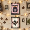Spooky Animals Postkarten Set – Gothic Katze Eule Fledermaus