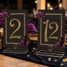 Tischnummern Hochzeit Set 1-20 |Dark Academia Hochzeitsdeko 