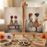 4er Mini Print Set – Beste Freundinnen & Schwestern - Freunde