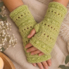 Handstulpen aus Alpaca, Baumwolle, Nylon, Schurwolle