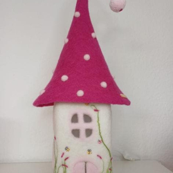 Filzlampe, Kinderzimmer Lampe, Schlafzimmer Lampe
