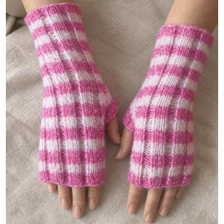 Handstulpen  aus  Alpaka, Cashmere,