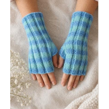 Handstulpen  aus  Alpaka, Cashmere,