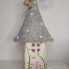 Filzlampe, Kinderzimmer Lampe, Schlafzimmer Lampe